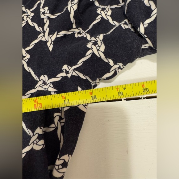 Cabi cruise dress women’s small blue navy rope coastal preppy bubble sleeve - Picture 4 of 12